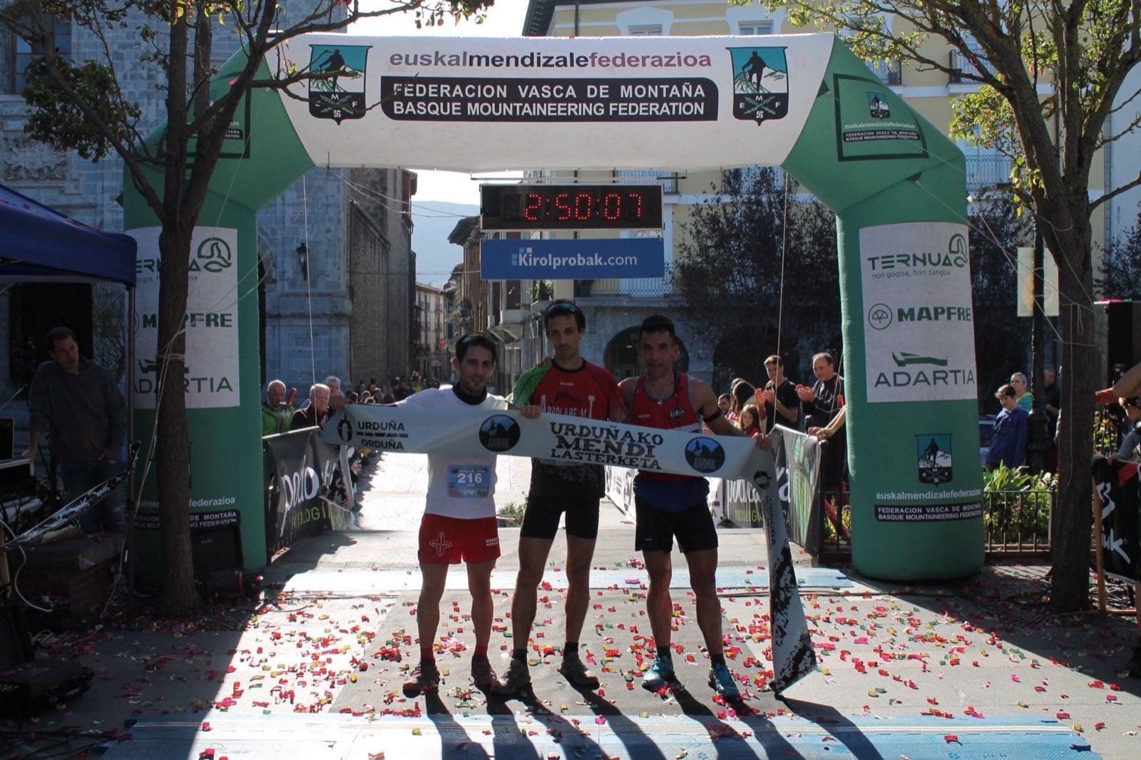 Race finish in Orduña