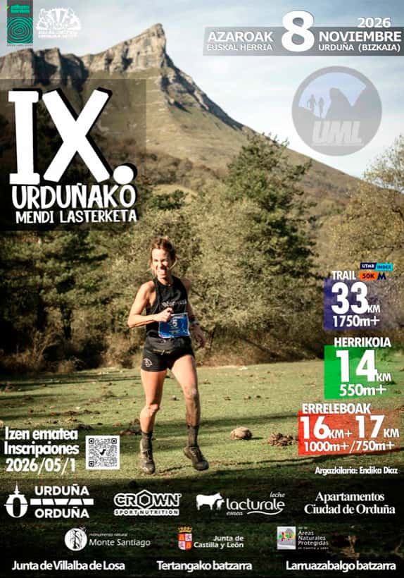 Cartel IX. Urduñako Mendi Lasterketa 2026